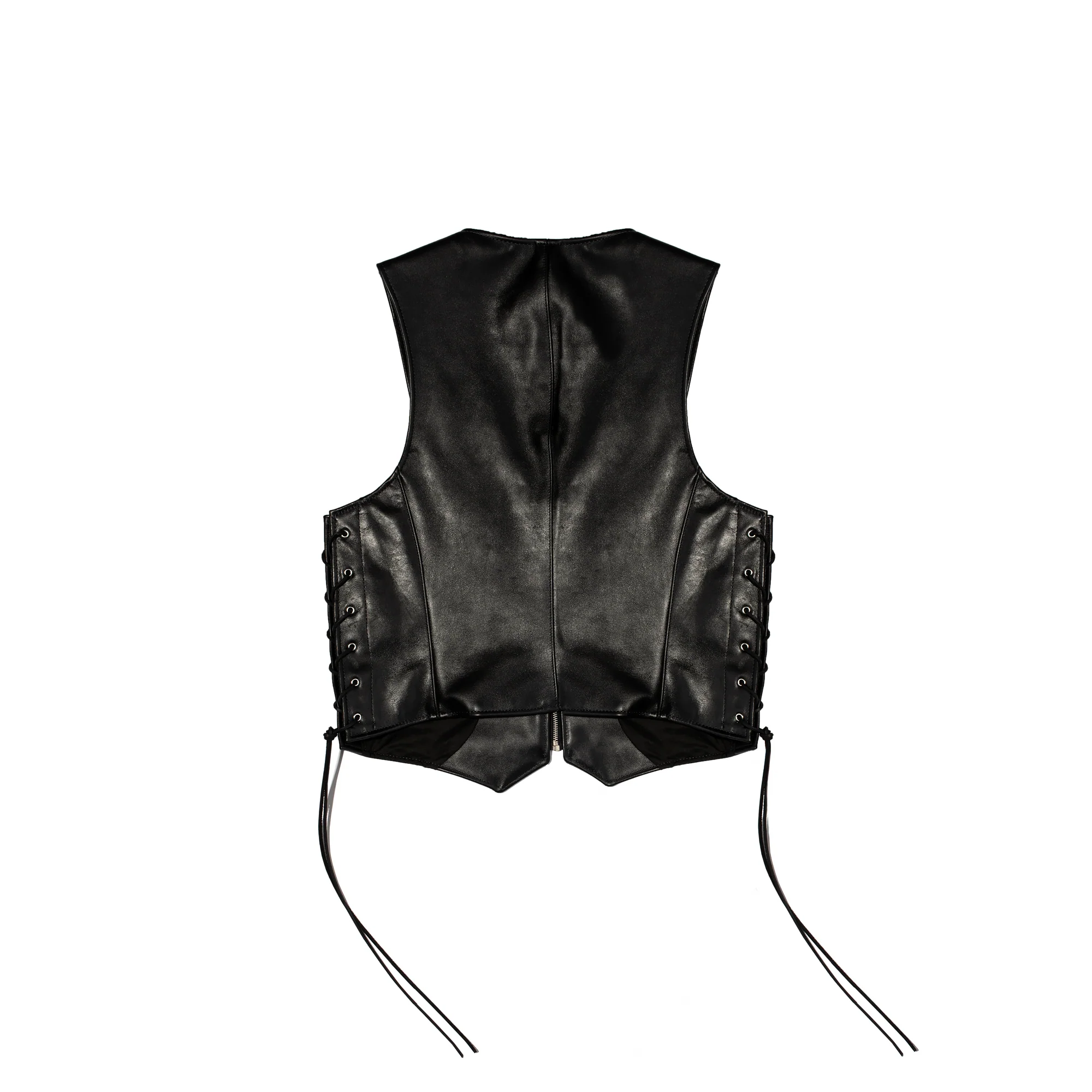 Vanson Leathers Mens Revolver Skelton Vest - Image 2
