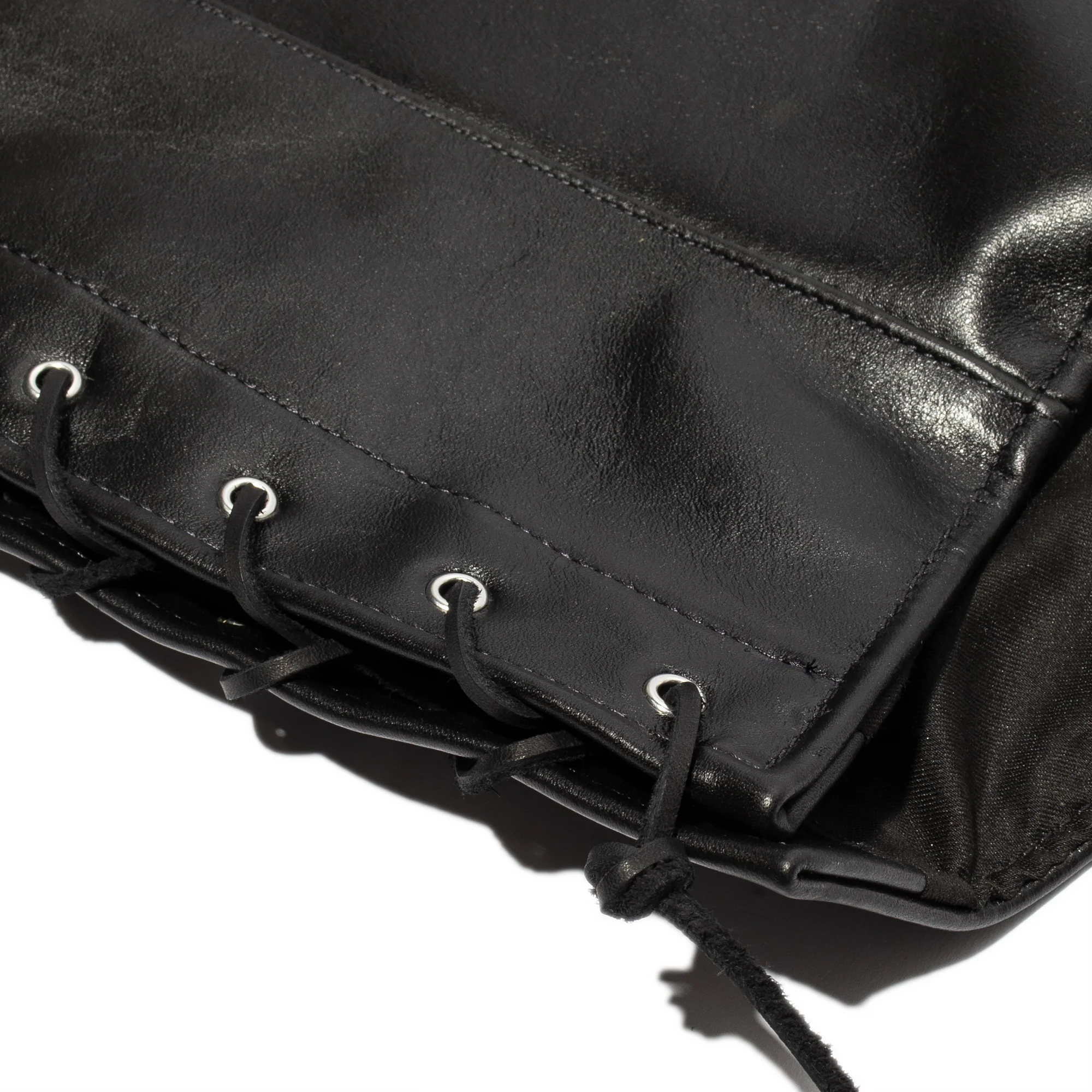 Vanson Leathers Mens Revolver Skelton Vest - Image 3