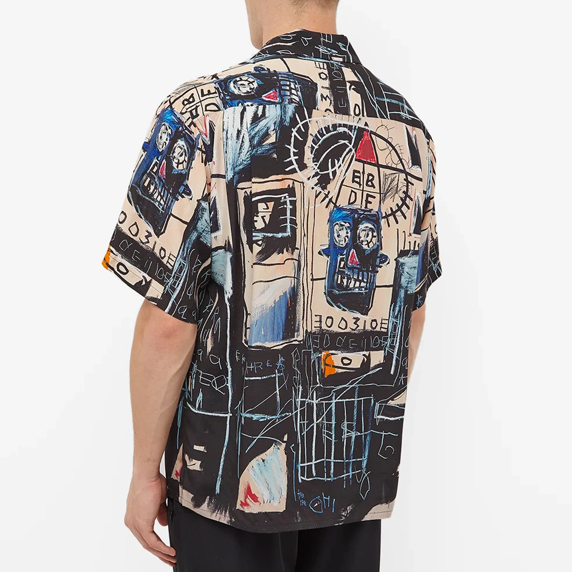 Wacko Maria Mens Jean-Michel Basquiat SS Hawaiian Shirt - Image 3