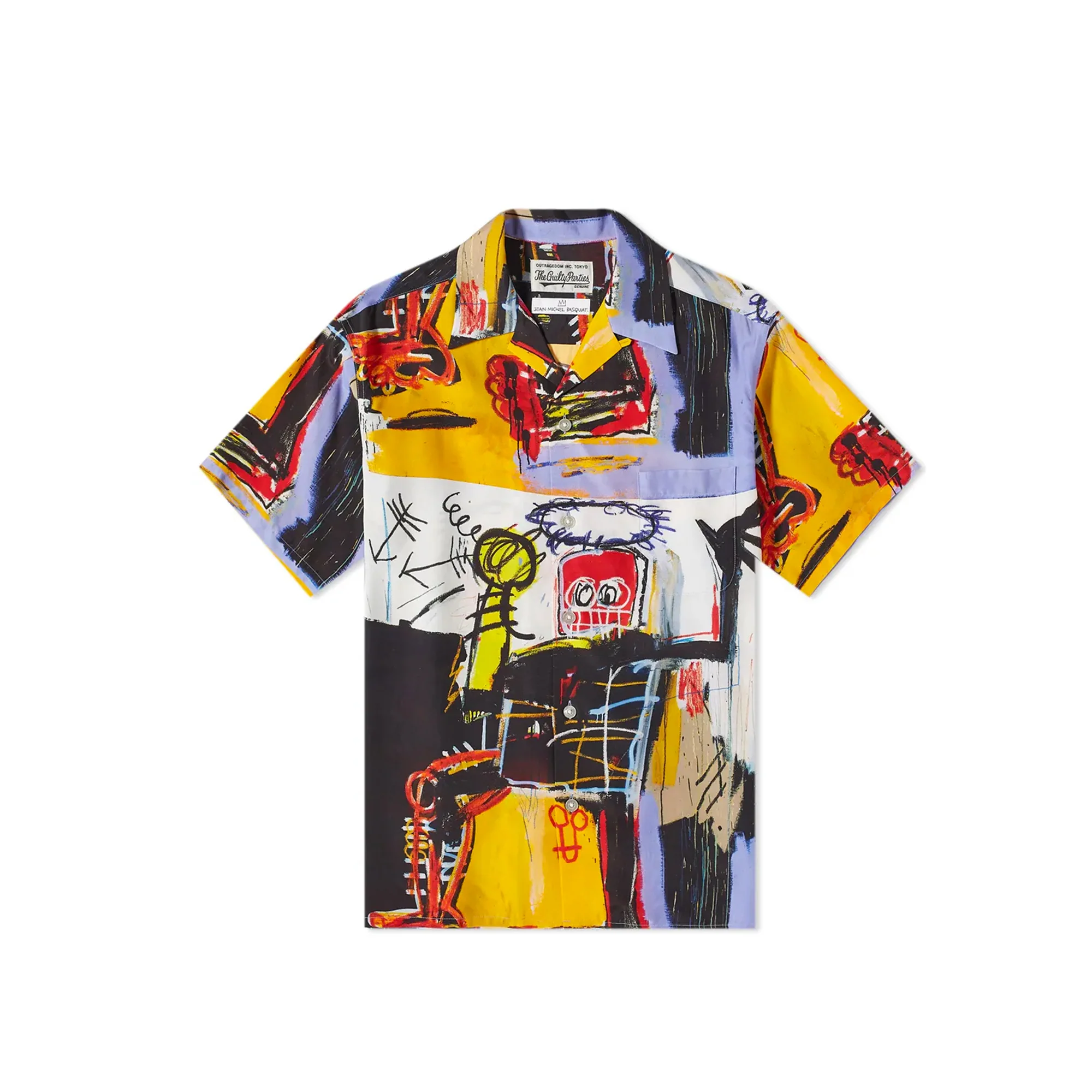 Wacko Maria Mens Jean-Michel Basquiat SS Hawaiian Shirt