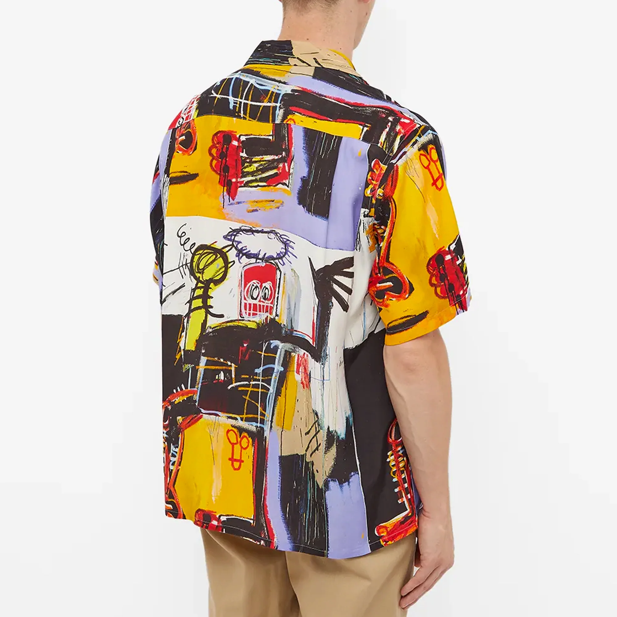 Wacko Maria Mens Jean-Michel Basquiat SS Hawaiian Shirt - Image 3
