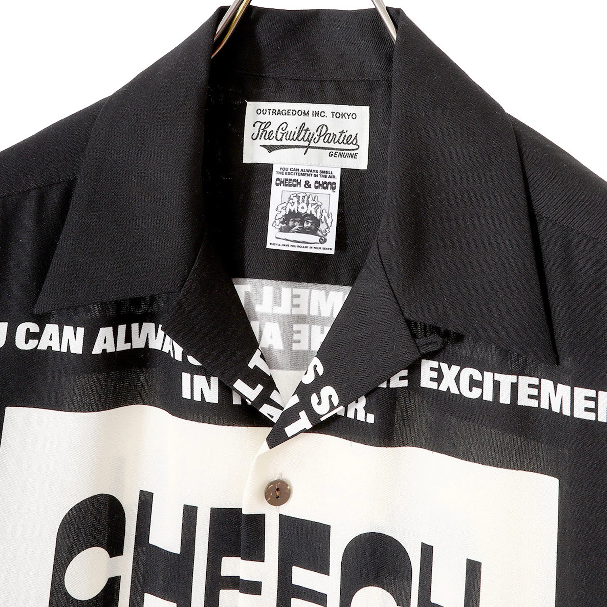 Wacko Maria Mens Still Smokin SS Hawaiian Shirt - Image 4
