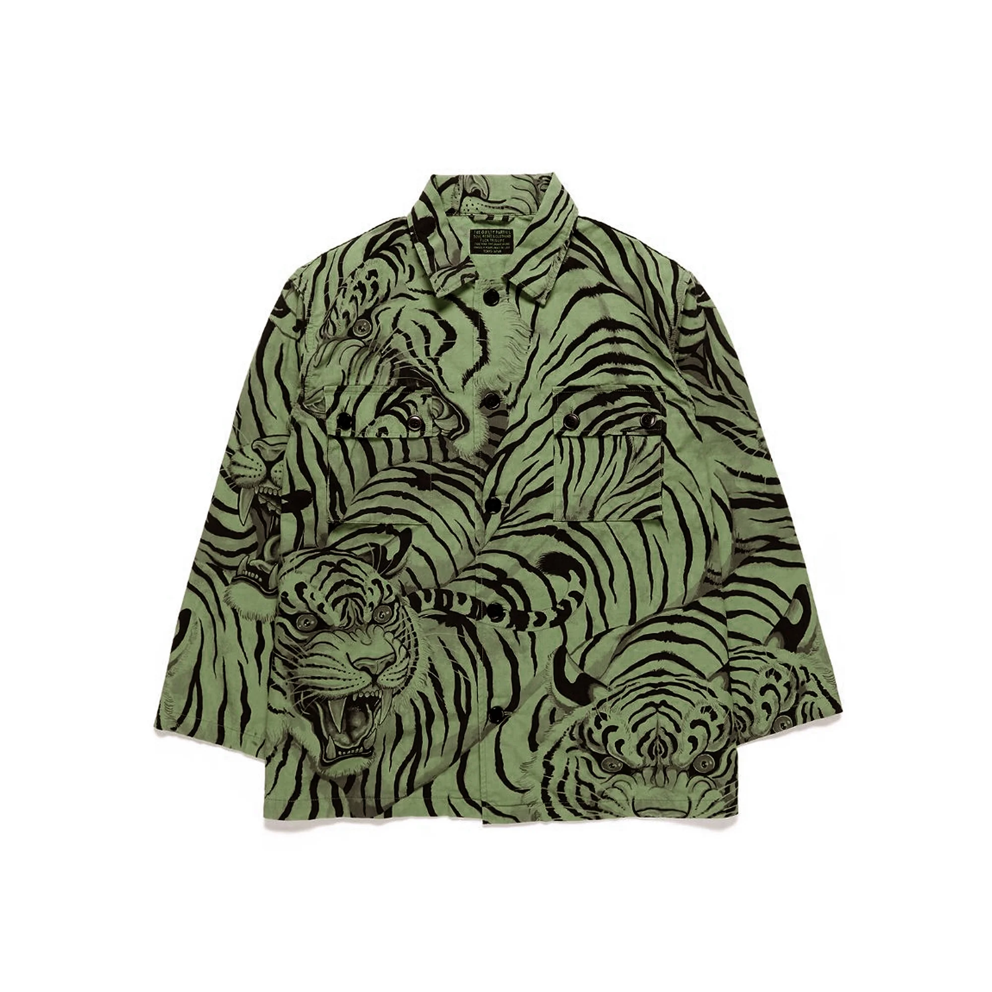 Wacko Maria Mens Tim Lehi Army Shirt (Type-1)
