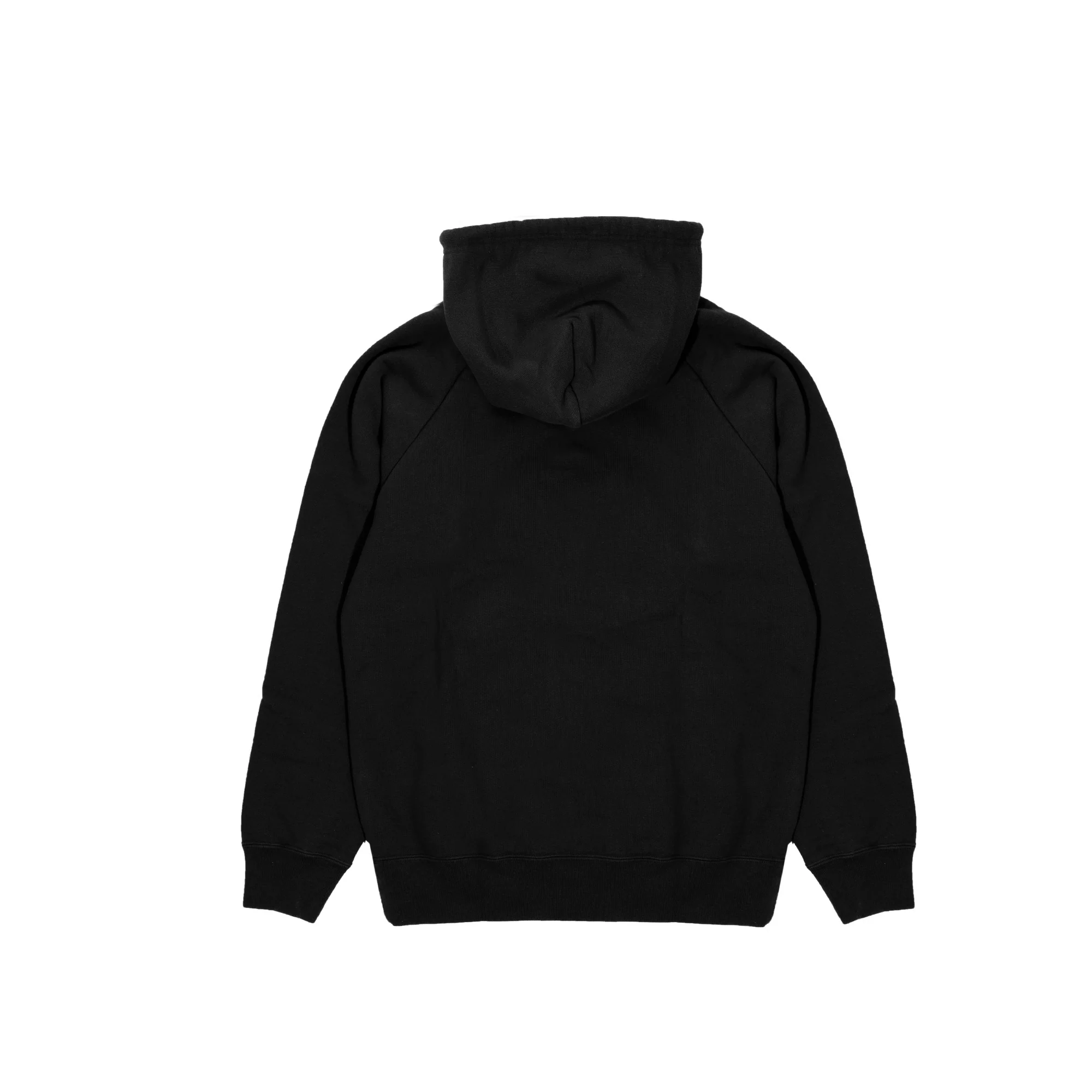 Wacko Maria Mens Washed Heavy Weight Pullover Hoodie 'Black' - Image 2