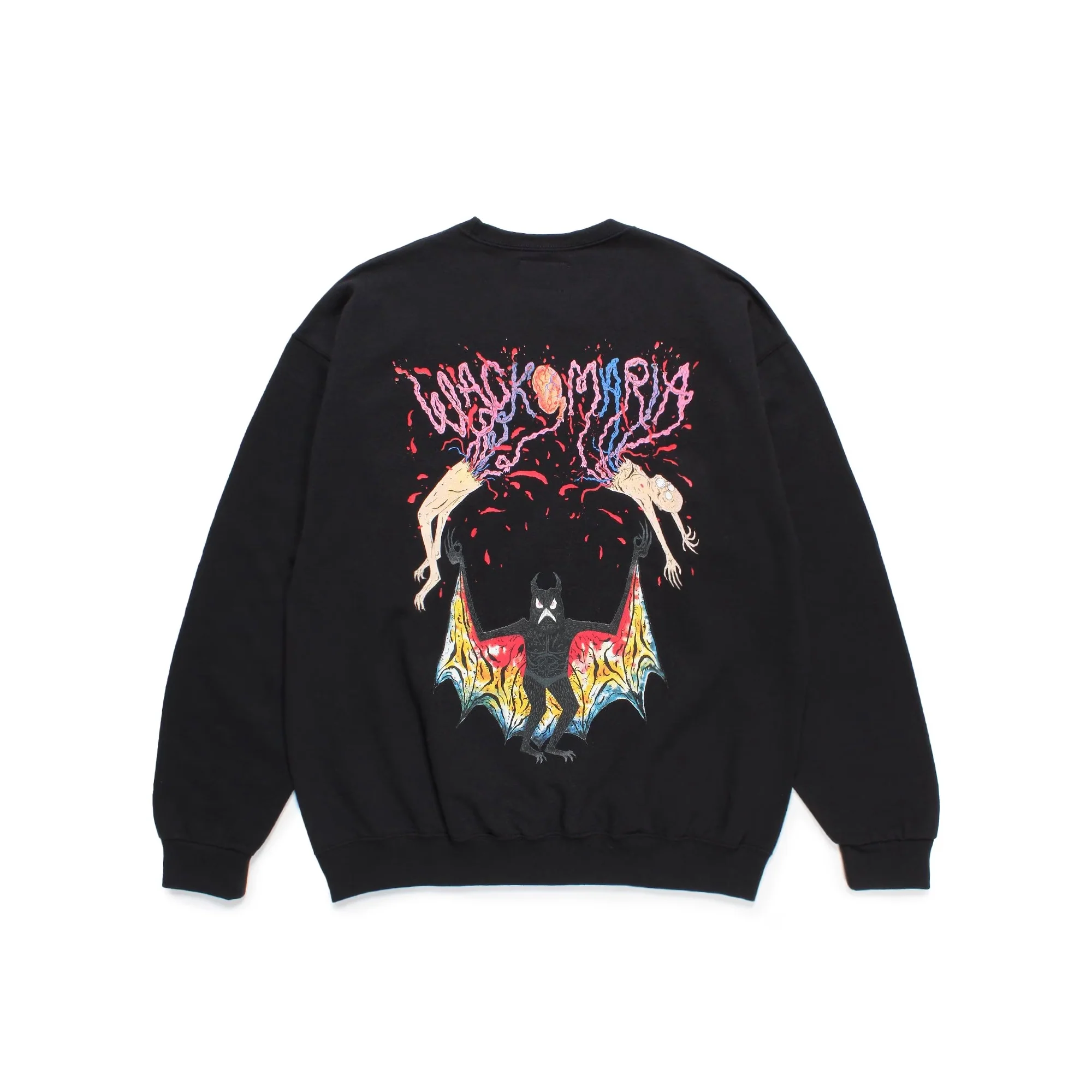 Wacko Maria x Neck Face Crew Neck Sweat Shirt Type 3 - Image 2