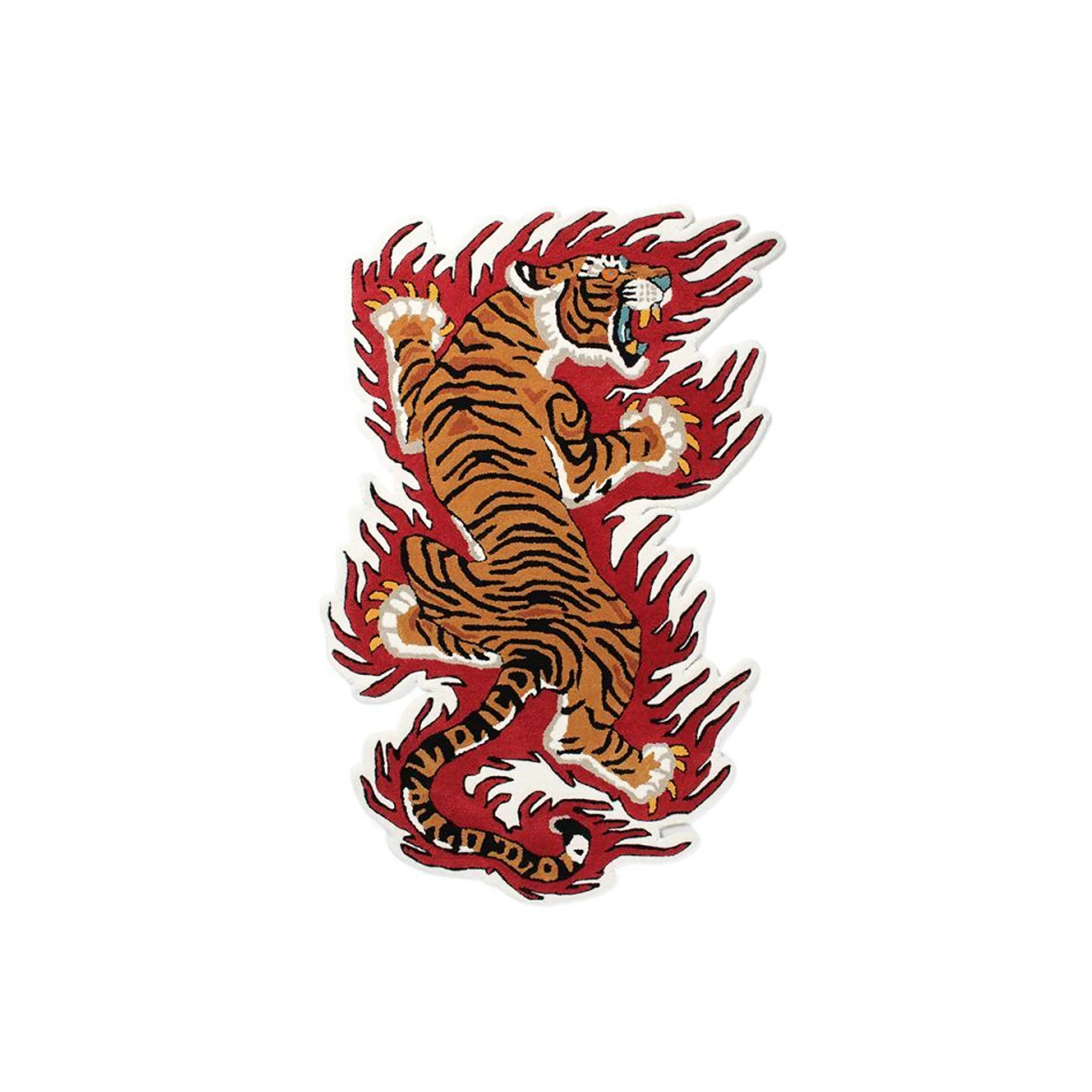 Wacko Maria x Tim Lehi Flaming Tiger Rug