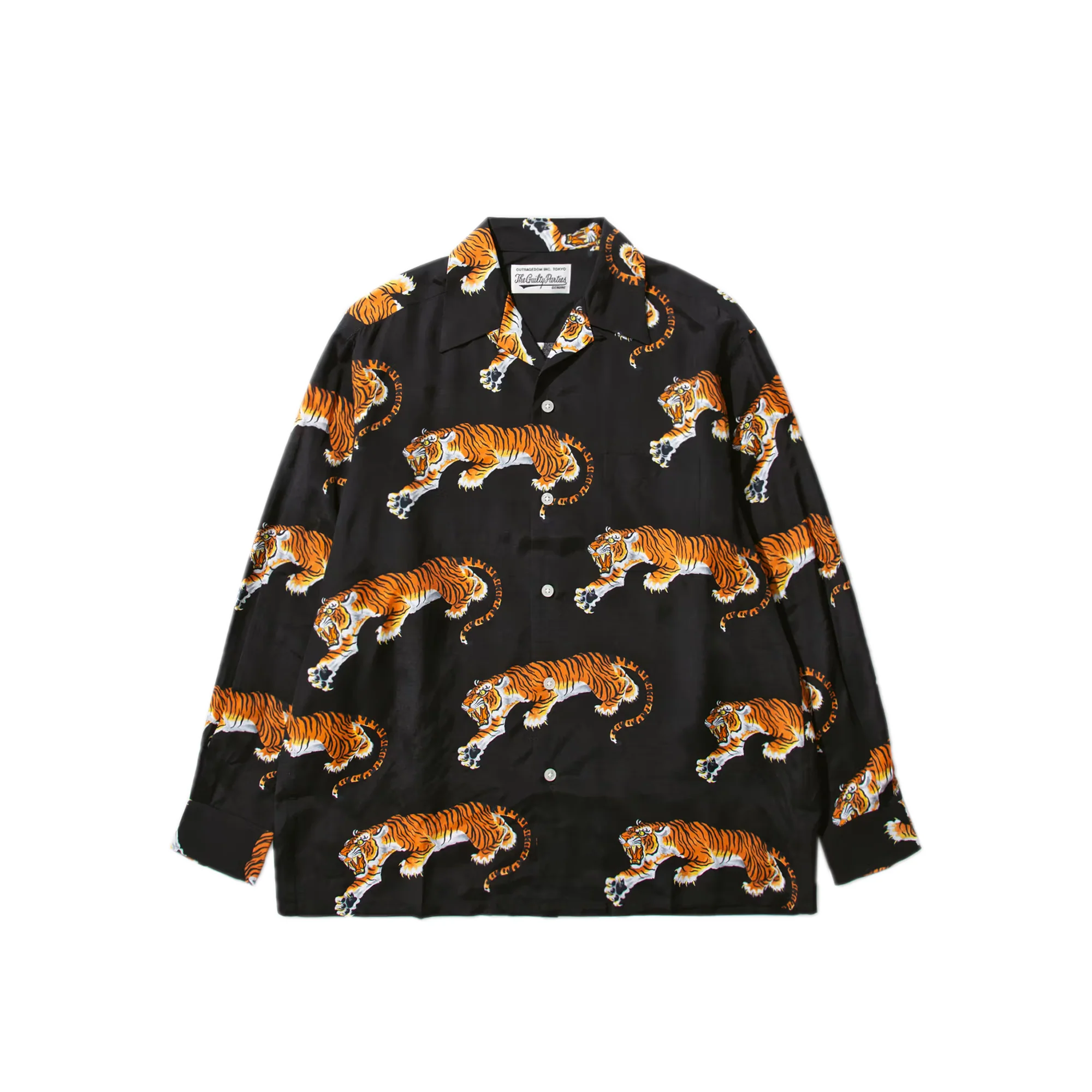 Wacko Maria x Tim Lehi Mens Hawaiian LS Shirt (Type-3)