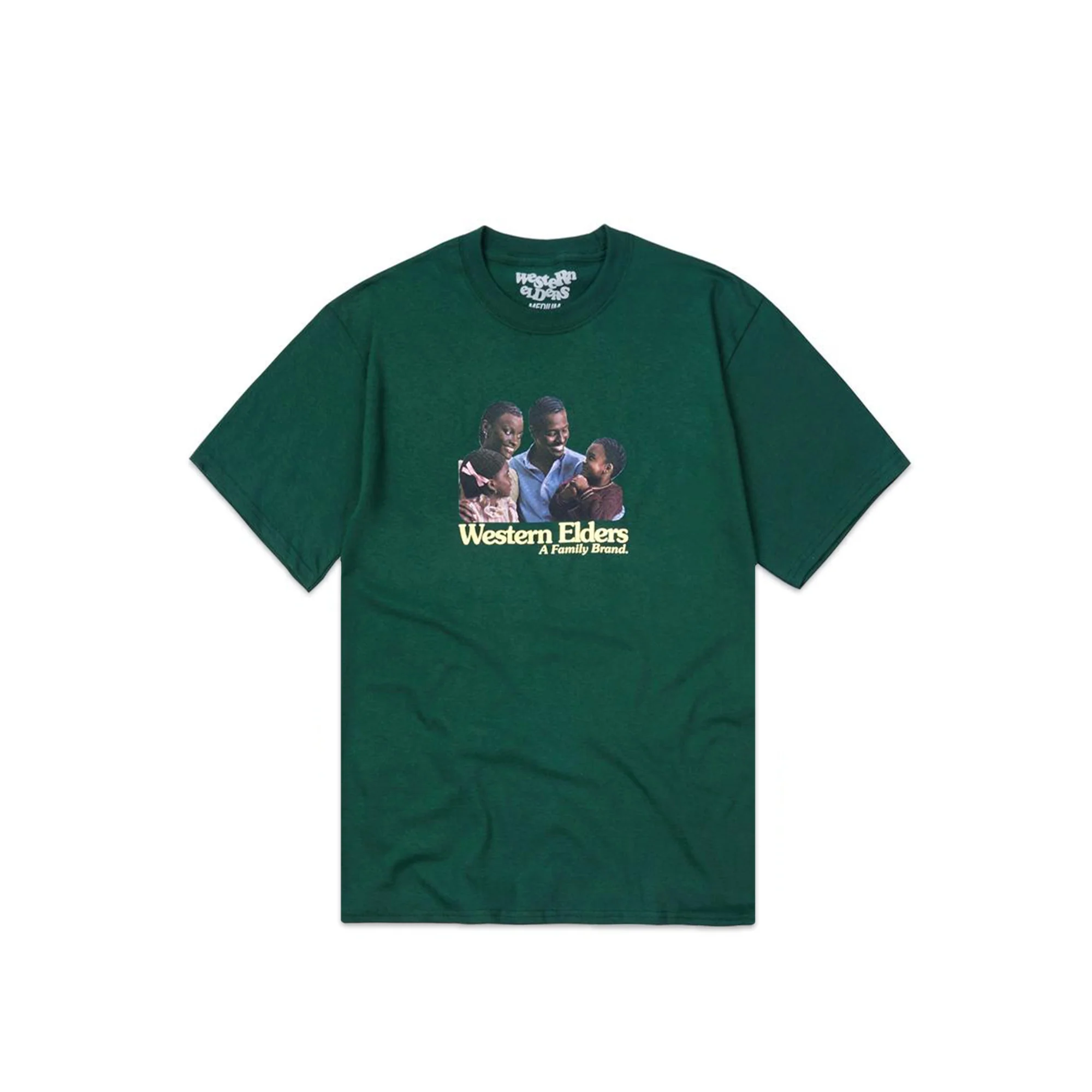 Western Elders Family Brand T-Shirt 'Forest Green'