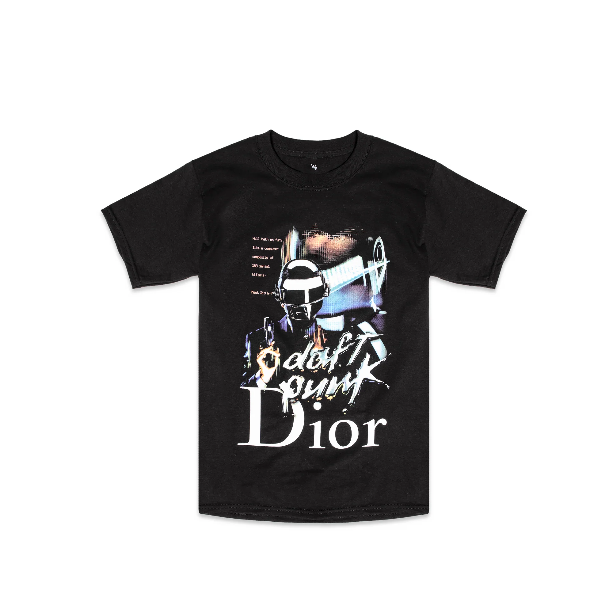 White Lightning Mens Diorpunk T-Shirt 'Black'