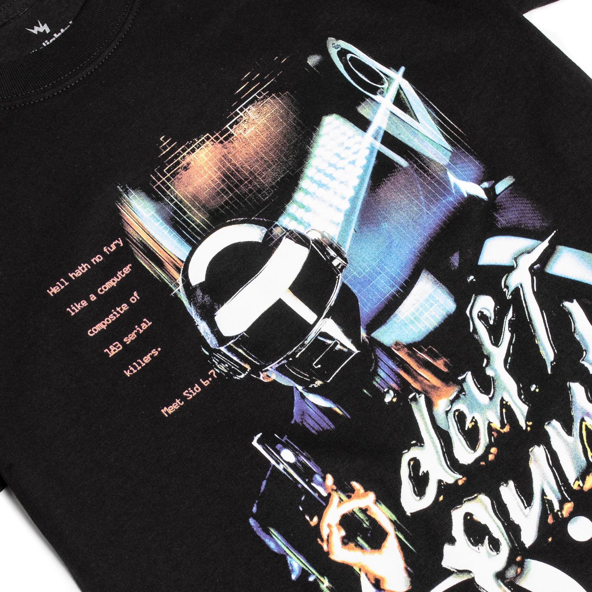 White Lightning Mens Diorpunk T-Shirt 'Black' - Image 2