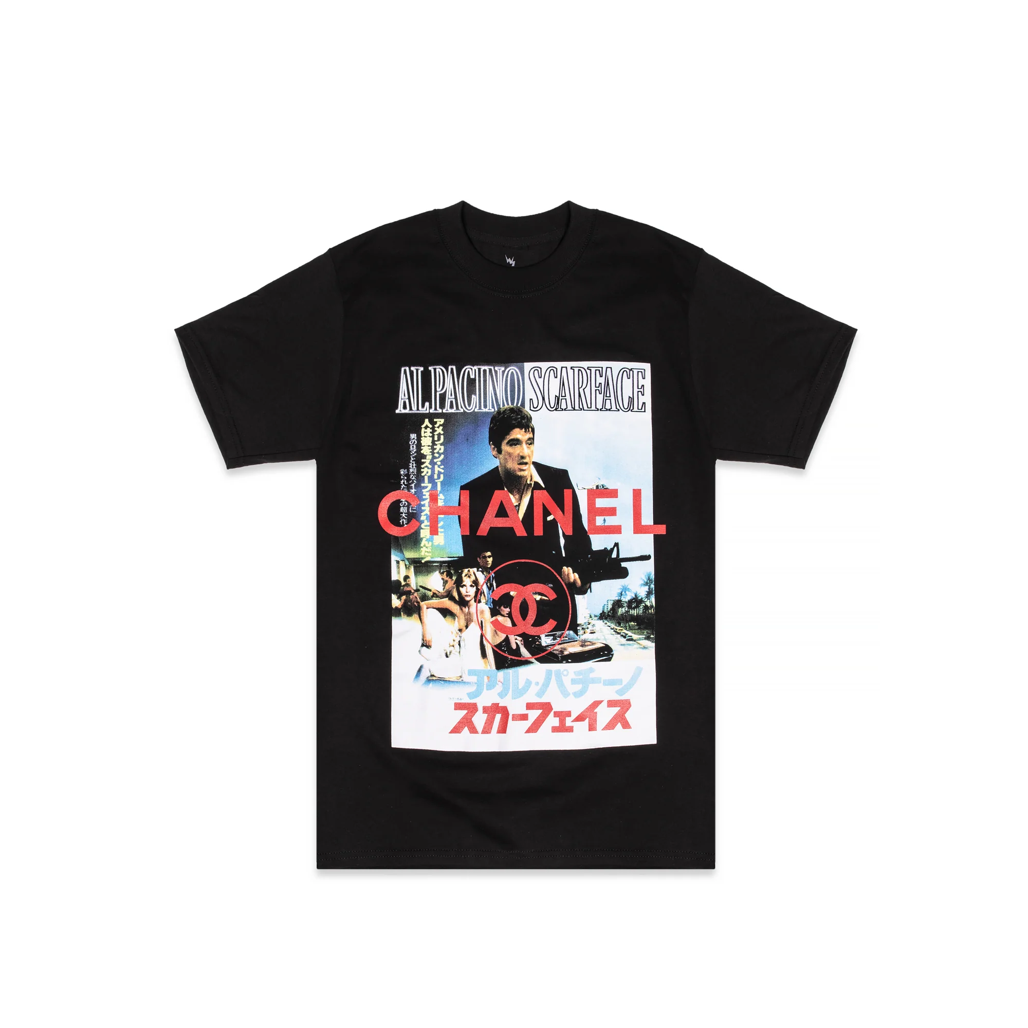 White Lightning Mens Charface T-Shirt 'Black'