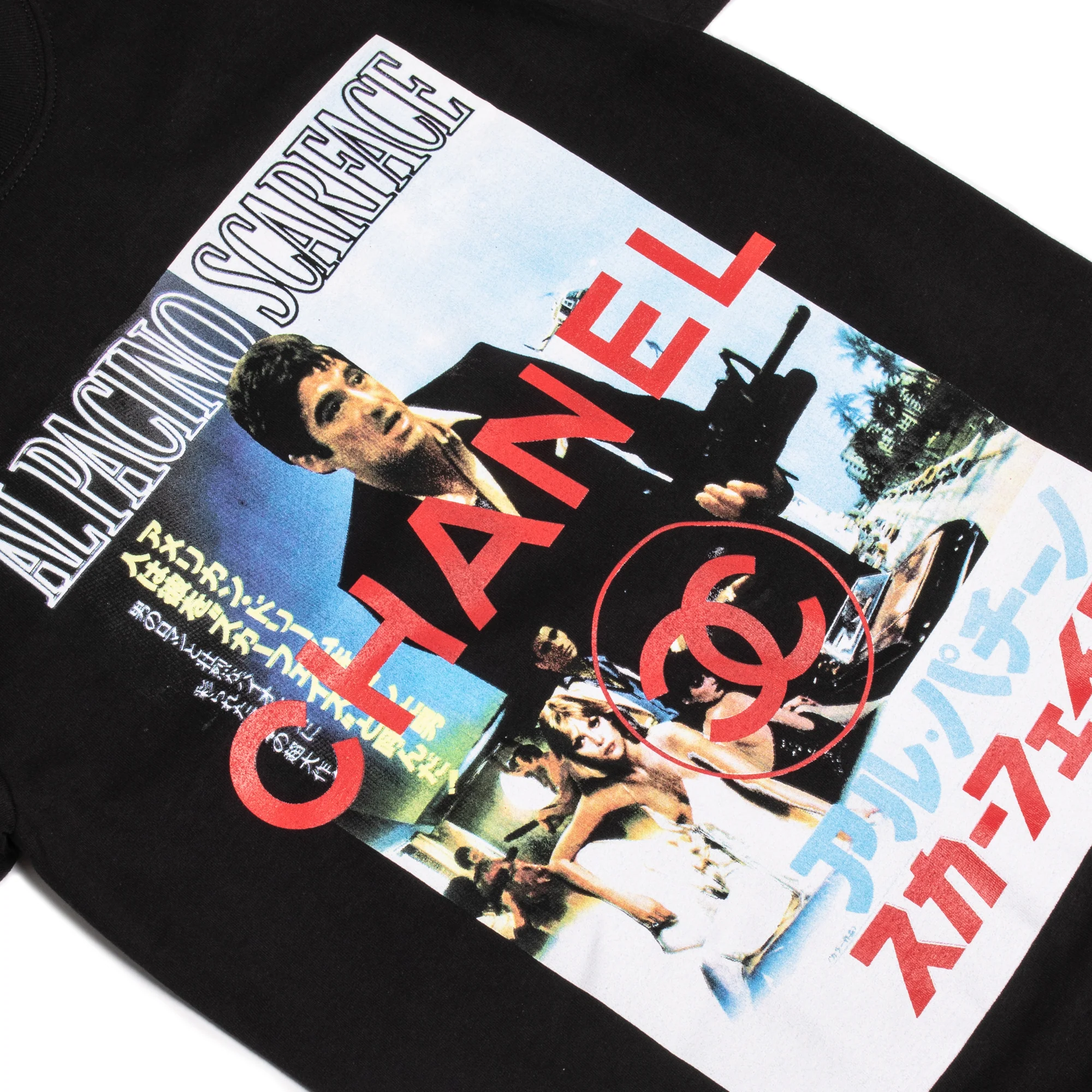 White Lightning Mens Charface T-Shirt 'Black' - Image 2