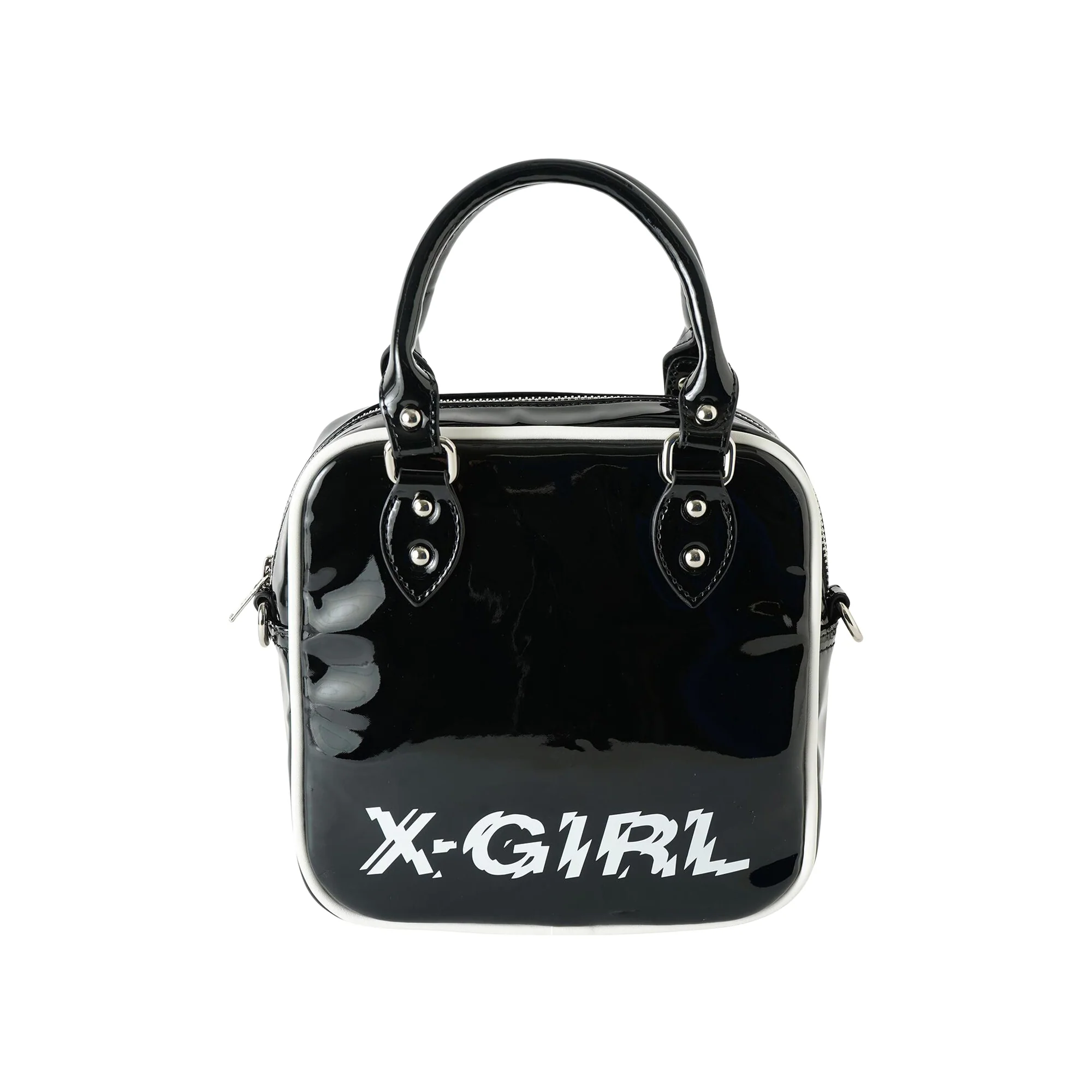 X-Girl Enamel 2Way Square Shoulder Bag - Image 2