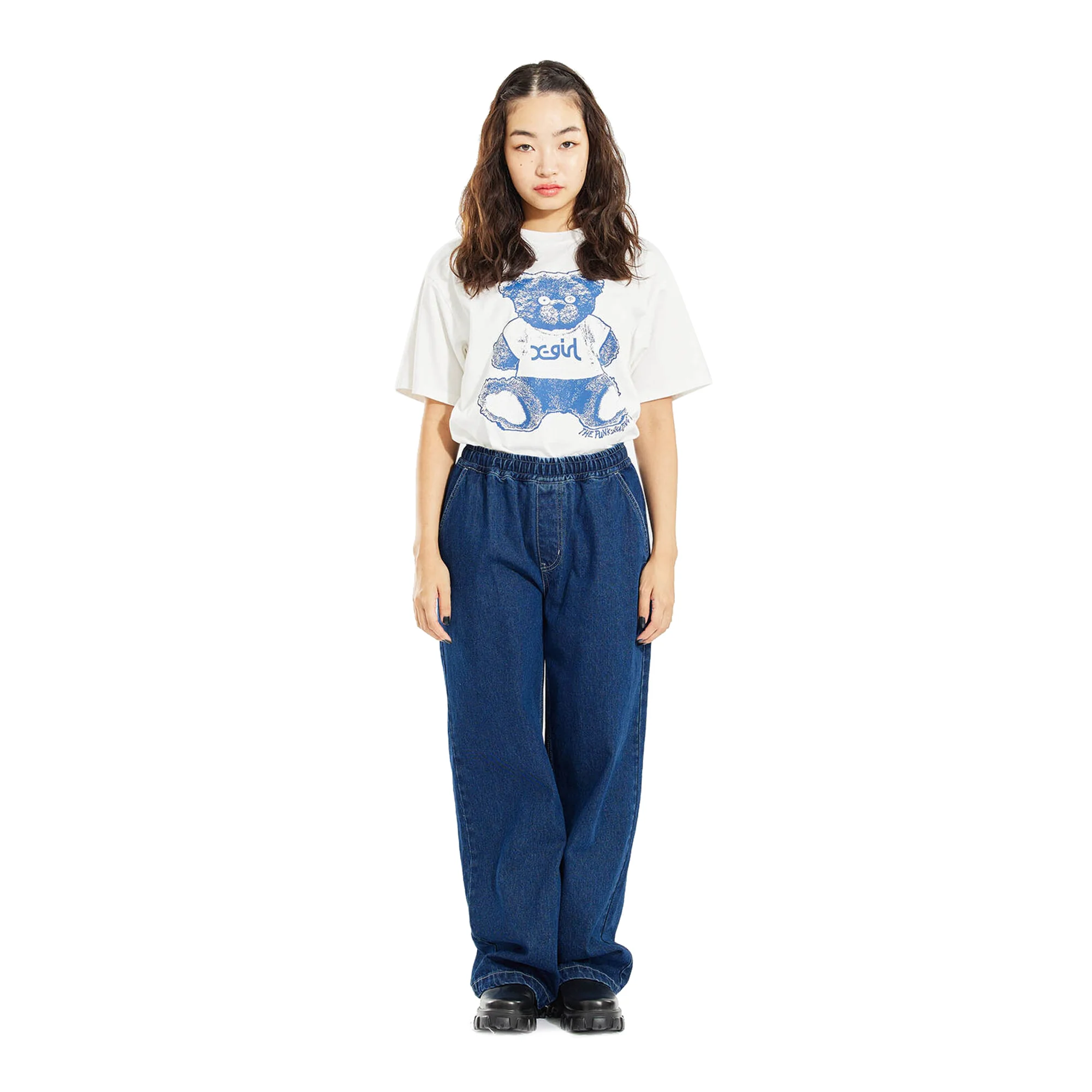 X-Girl Womens Denim Easy Pants - Image 3