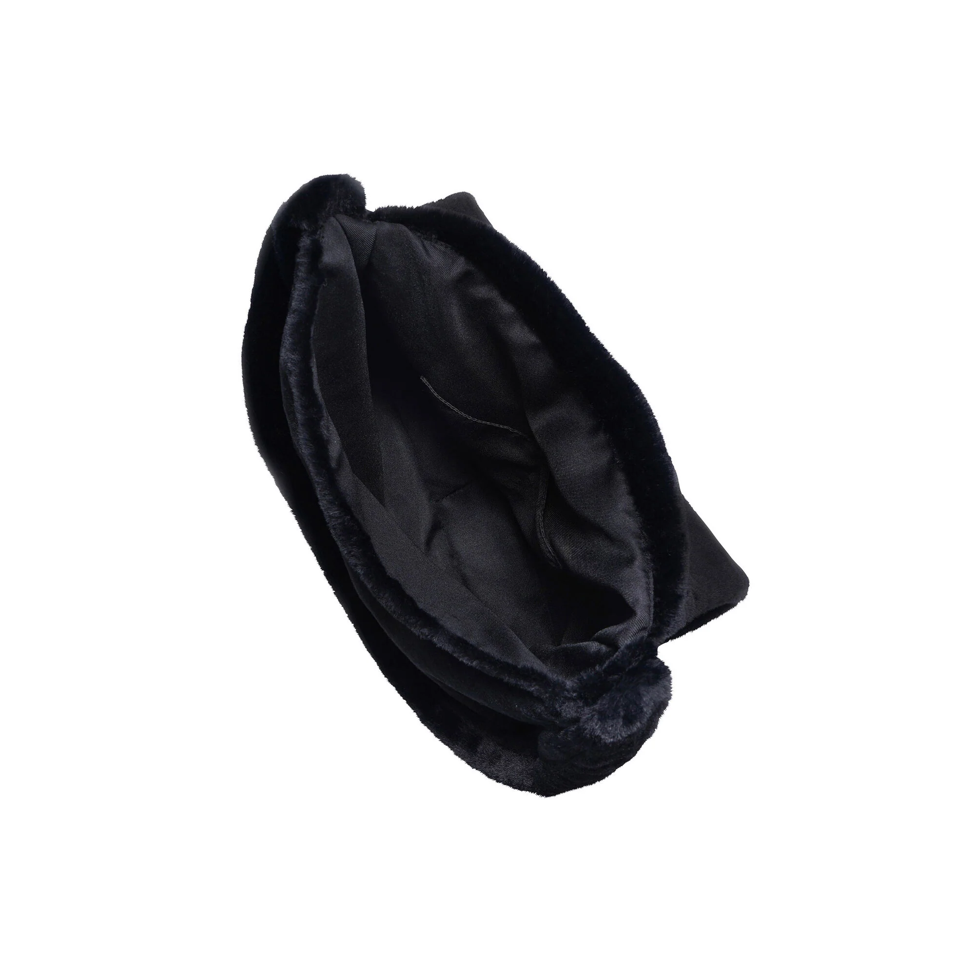X Girl Womens Fur Shoulder Bag (Black) - Image 3