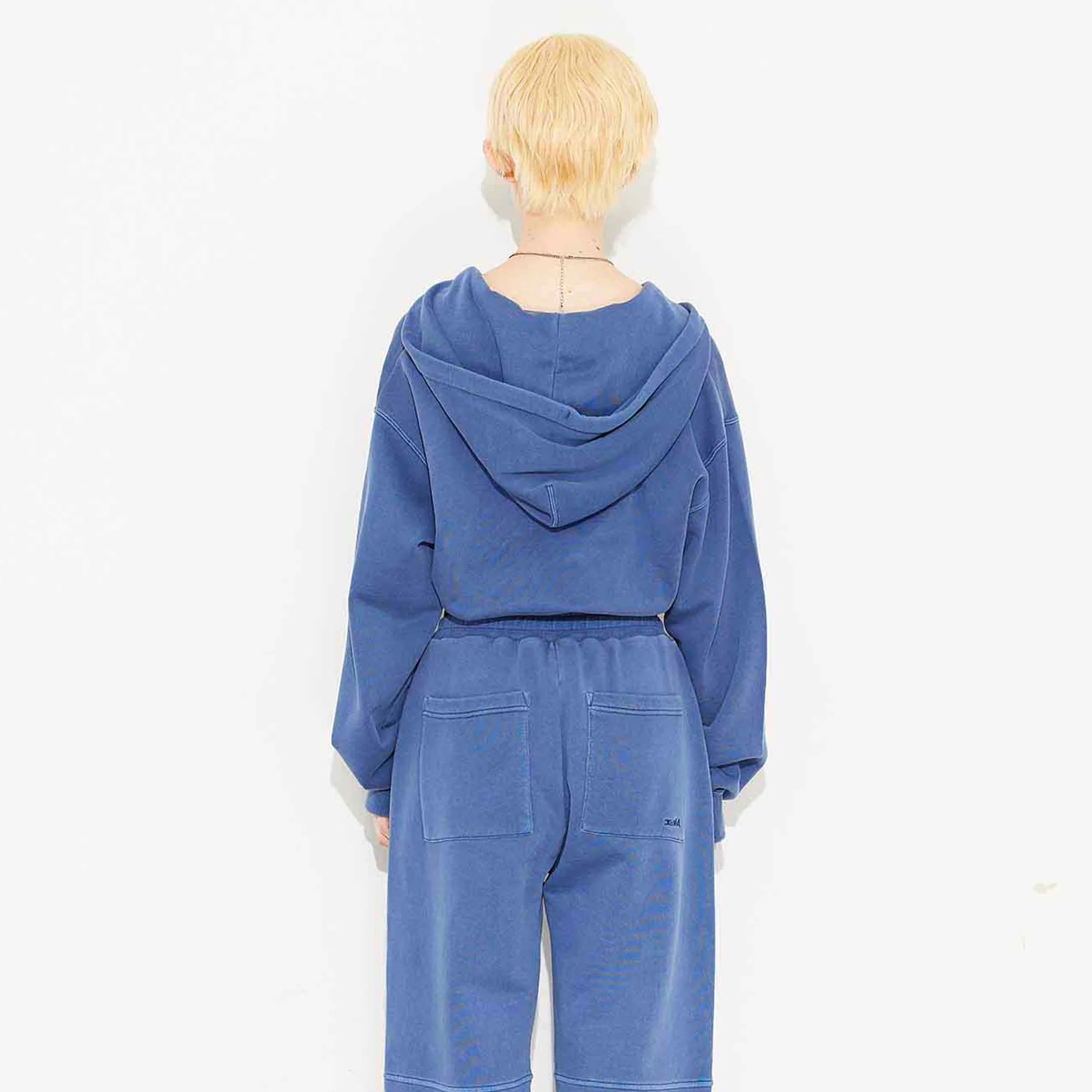 X Girl Womens Pigment Dyed Zip Up Hoodie - Image 3