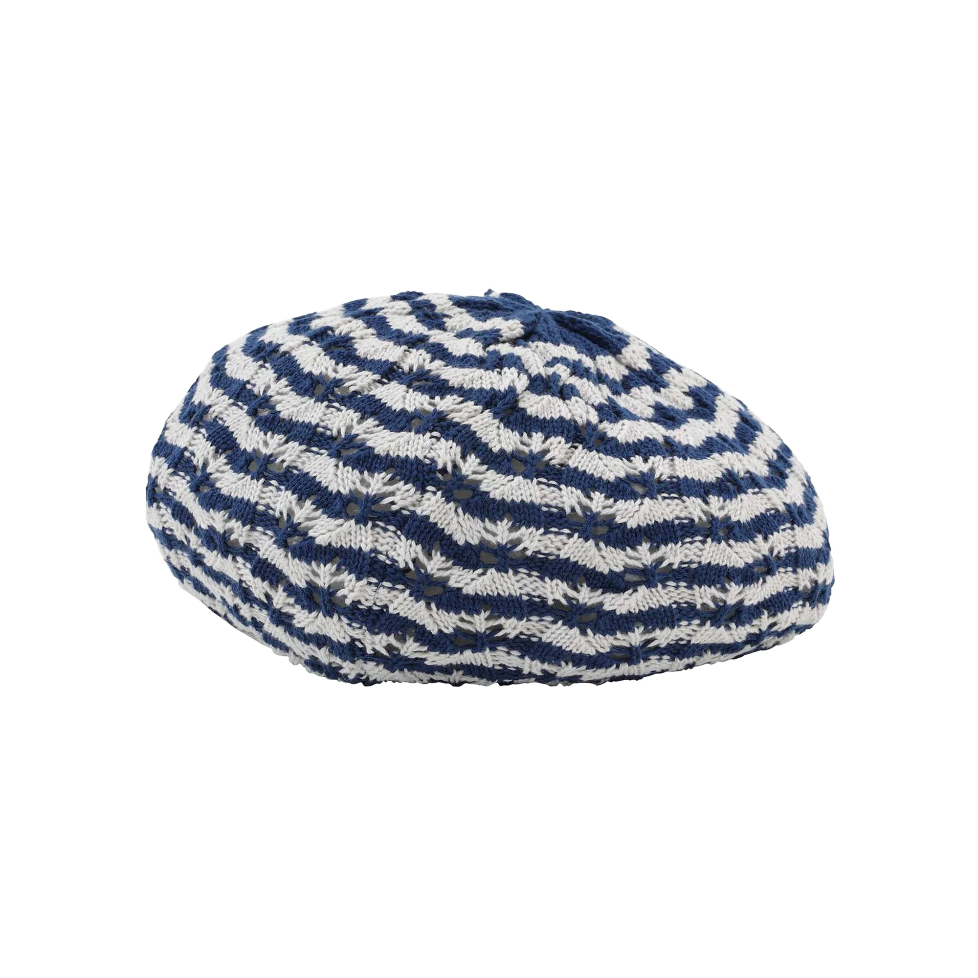 X-Girl Womens Striped Knit Beret