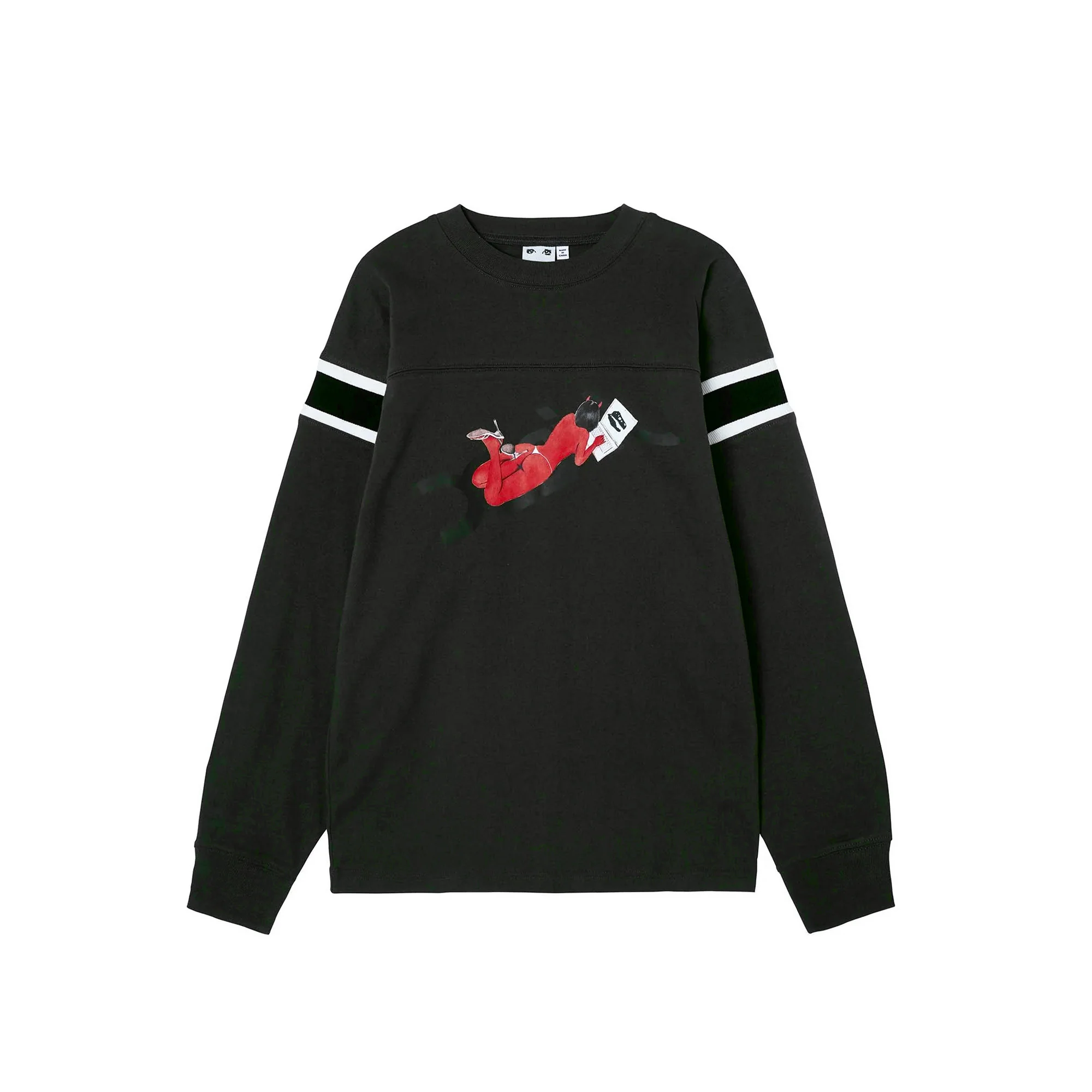 X-Girl x T-Rex Womens Lost Angels Football LS Tee
