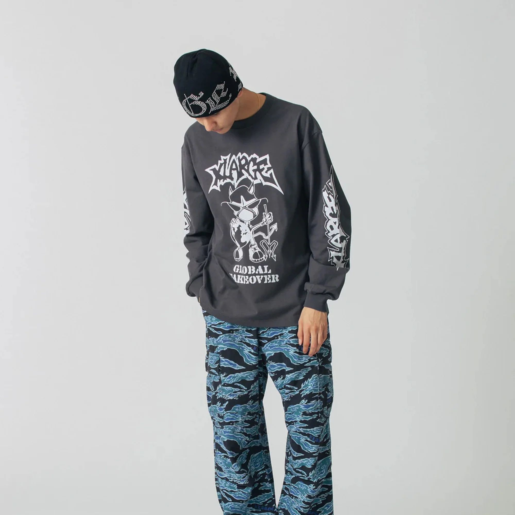 X-Large Mens Global Takeover L/S Tee - Image 3