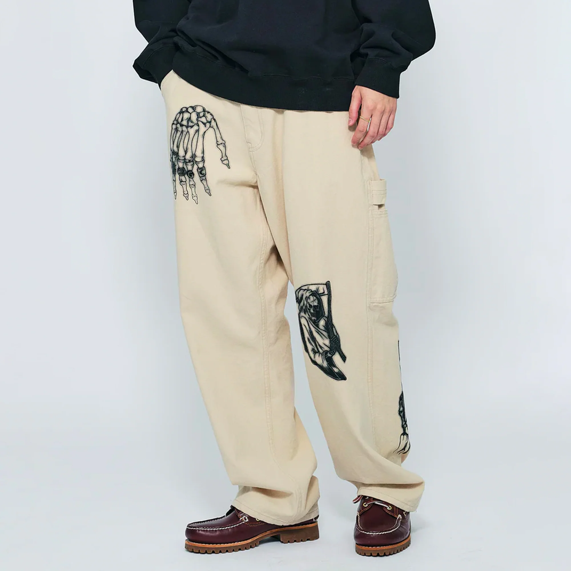 X-Large Mens Graphic Painter Pants - Image 3