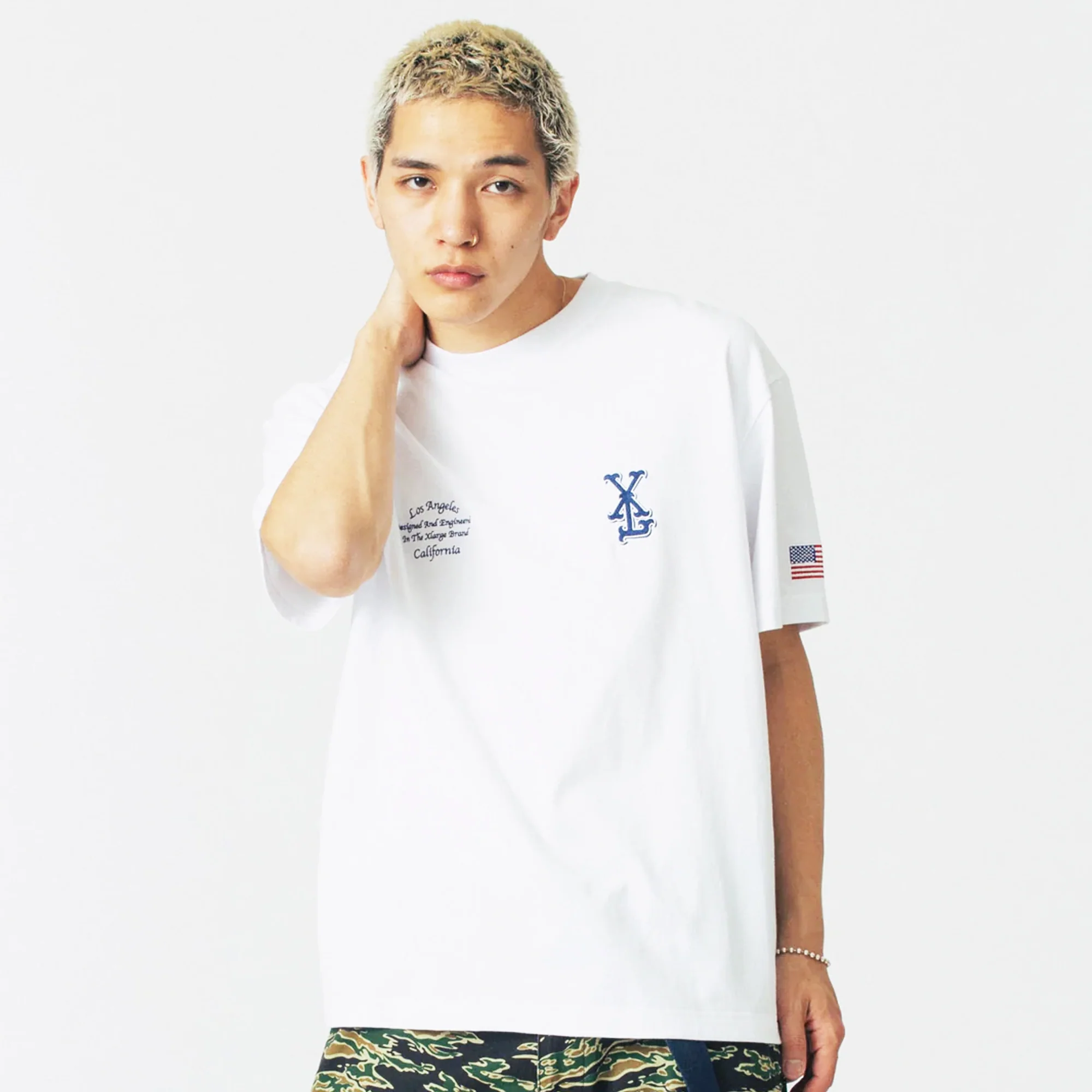 X-Large Mens LA Varsity Tee - Image 2