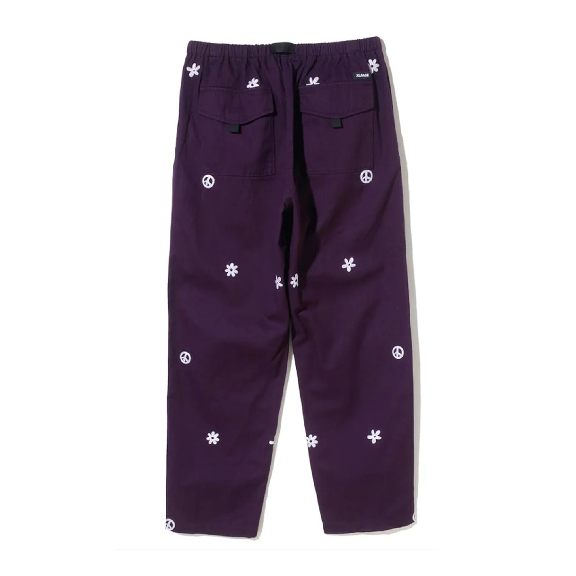 X-Large Mens Peace and Flower Pants - Image 2